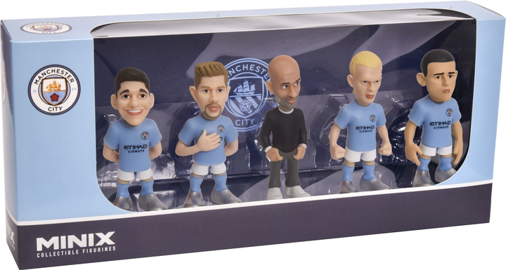 Набір фігурок Minix Manchester City 5 шт (8436605117652) - зображення 1