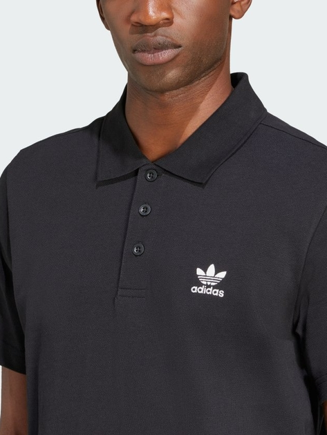 Поло довге чоловіче Adidas Originals Ess Polo Tee JD2439 M Black (4067902643649) - зображення 4