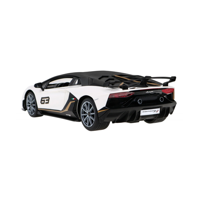 Машинка радиоуправляемая RASTAR Lamborghini Aventador SVJ 1:14 Белая - изображение 3