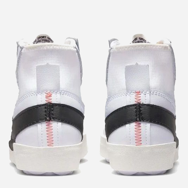 Жіночі кеди високі Nike Blazer Mid 77 DQ1471-100 36.5 (6US) 23 см White/Black-White-Sail (195866296930) - зображення 7