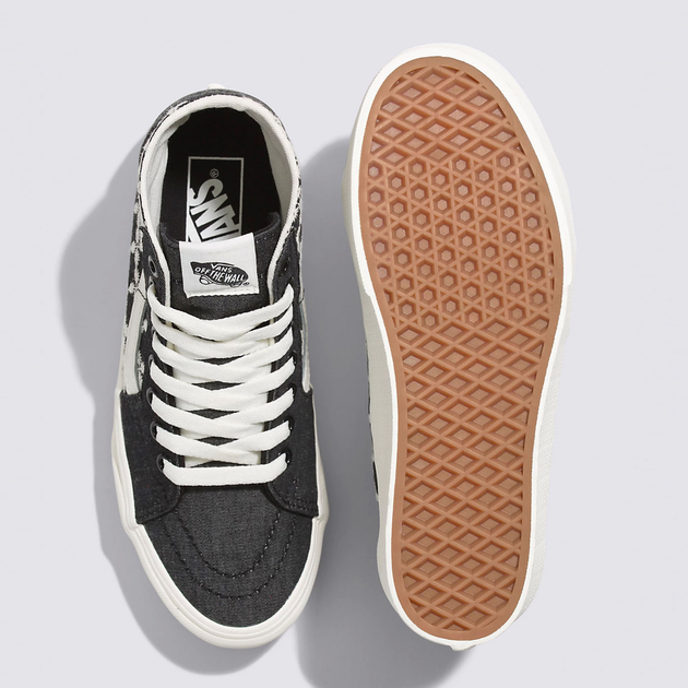 Tenisówki damskie materiałowe na platformie za kostkę Vans Sk8-Hi VN0A5JMKBMA1 41 (10US) 26.5 cm Czarne (196571310560) - obraz 3