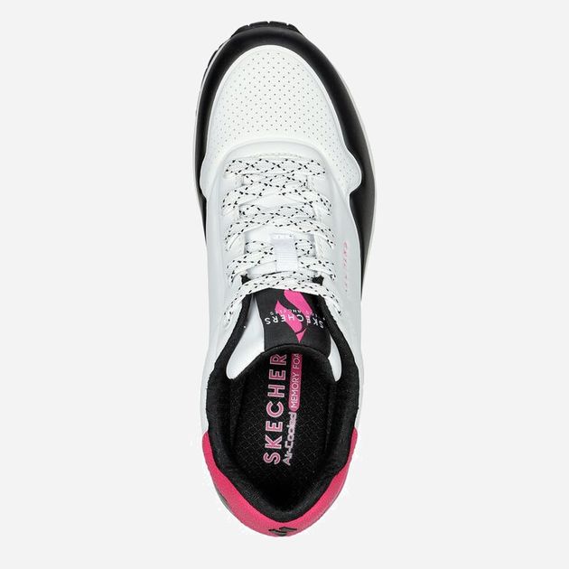 Жіночі кросівки Skechers 155593-WNPK 41 (11US) 28 см Білий/Рожевий (195969715048) - зображення 4