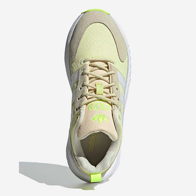 Buty sportowe damskie adidas Originals Zx 22 Boost GW8317 36.5 (4UK) 22.5 cm Zielony/Beżowy (4065418171083) - obraz 4