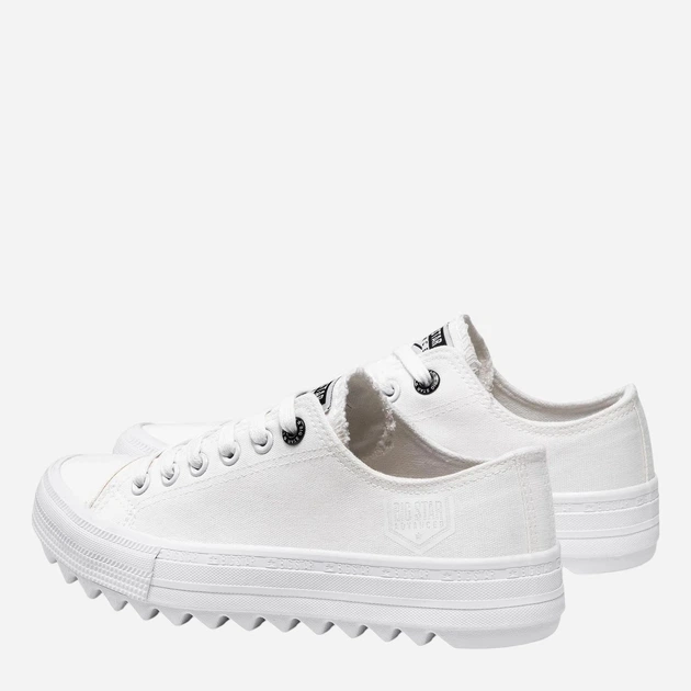 Жіночі кеди низькі Big Star FF274245 37 Білі (5900714192112) - зображення 6