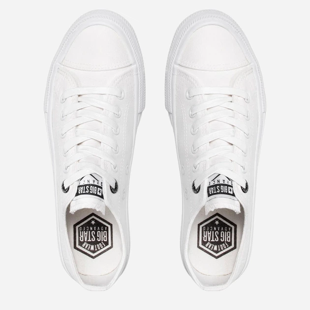 Жіночі кеди низькі Big Star FF274245 37 Білі (5900714192112) - зображення 7