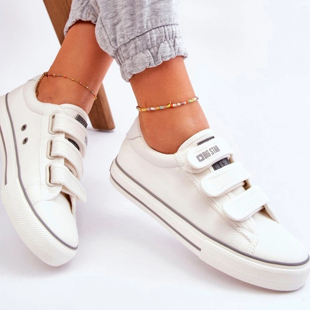 Жіночі кеди низькі Big Star LL274A203 36 Білі (5900714652531) - зображення 6