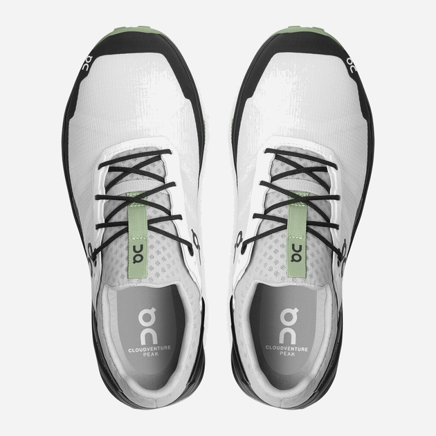 Buty do biegania damskie On Running Cloudventure Peak 2 3499001 39 (6UK) 25 cm Biały/Czarny (7630440656210) - obraz 5