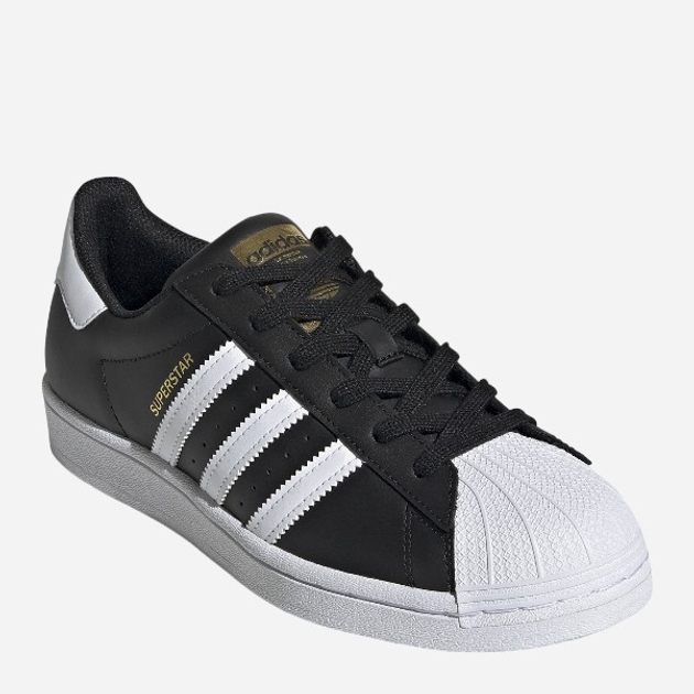 Sneakersy damskie skórzane adidas Originals Superstar W FV3286 36 (UK 3.5) Czarne (4062056831805) - obraz 2