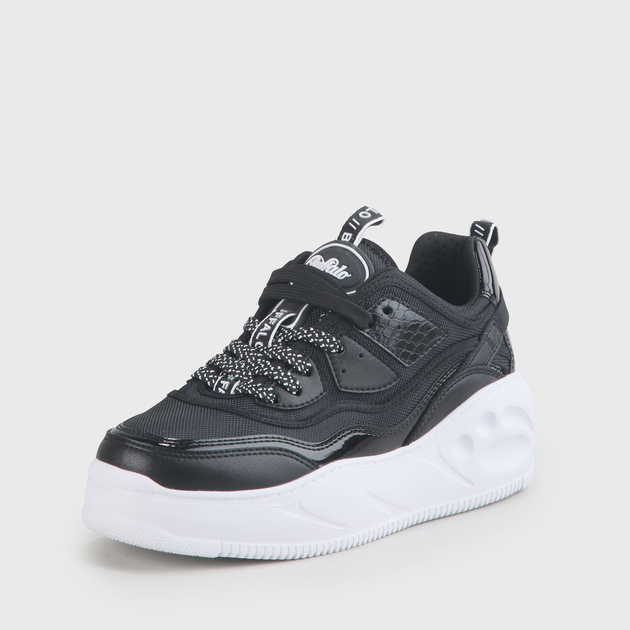 Sneakersy damskie na wysokiej platformie Buffalo Calzature 1630464 36 Czarne (4061516302343) - obraz 3
