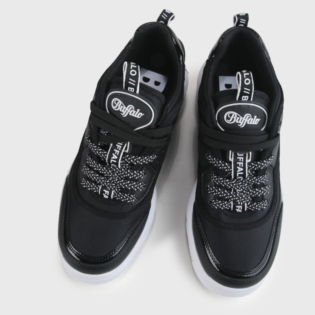 Sneakersy damskie na wysokiej platformie Buffalo Calzature 1630464 36 Czarne (4061516302343) - obraz 5