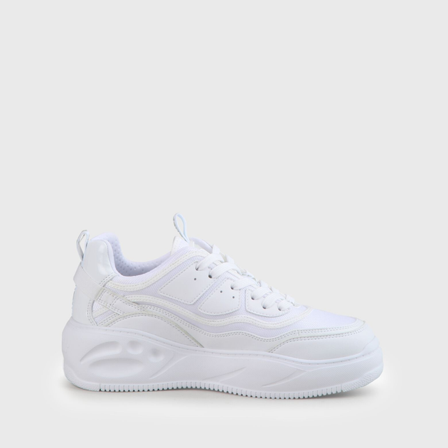 Sneakersy damskie na wysokiej platformie Buffalo Calzature 1630465 39 Białe (4061516302541) - obraz 1