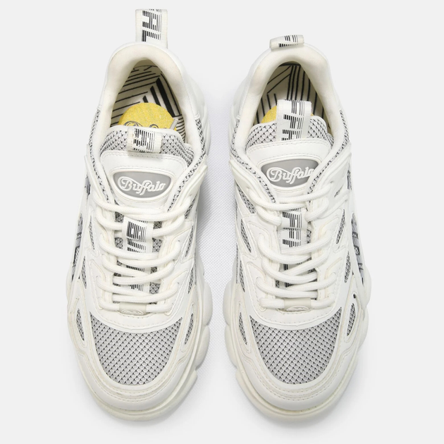 Sneakersy damskie na wysokiej platformie Buffalo Calzature 1630564 36 Białe (4061516426056) - obraz 5