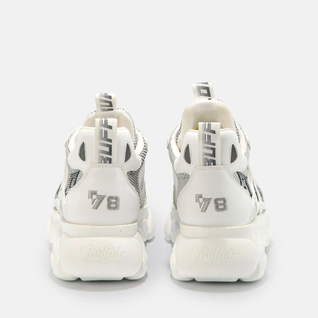Sneakersy damskie na wysokiej platformie Buffalo Calzature 1630564 38 Białe (4061516426087) - obraz 6