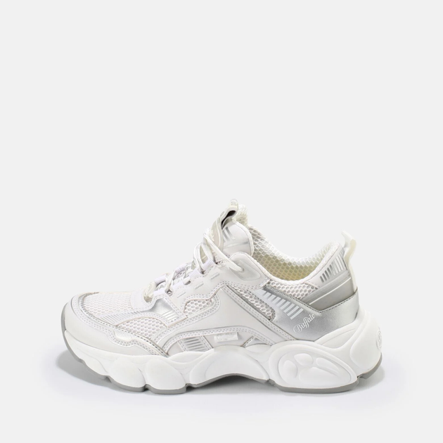 Sneakersy damskie na wysokiej platformie Buffalo Calzature 1630649 36 Biały/Srebrny (4061516519864) - obraz 3