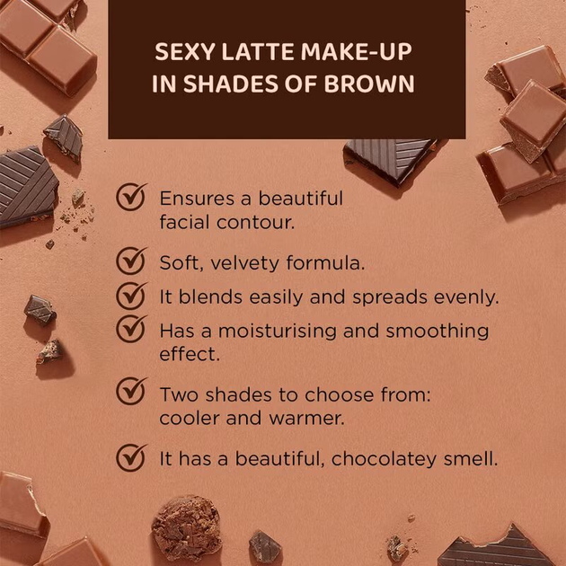 Бронзер для обличчя Eveline Choco Glamour 01 20 г (5903416058915) - зображення 5