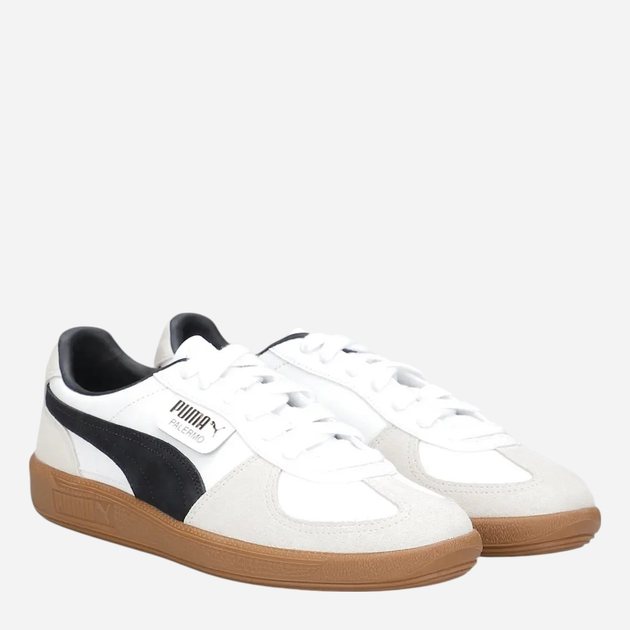 Sneakersy damskie do kostki Puma Palermo Leather 39646401 38.5 Szare (4099685703227) - obraz 2