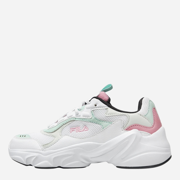 Sneakersy damskie na wysokiej platformie Fila Collene Cb FFW0046-13318 37 (6.5US) 23.3 cm Biały/Niebieski (8720905012886) - obraz 3