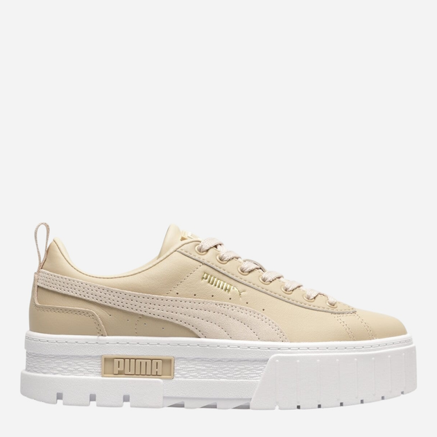 Sneakersy damskie na platformie Puma Mayze Lth Wn 38198336 38 (5UK) 24 cm Beżowe (4065454853394) - obraz 1