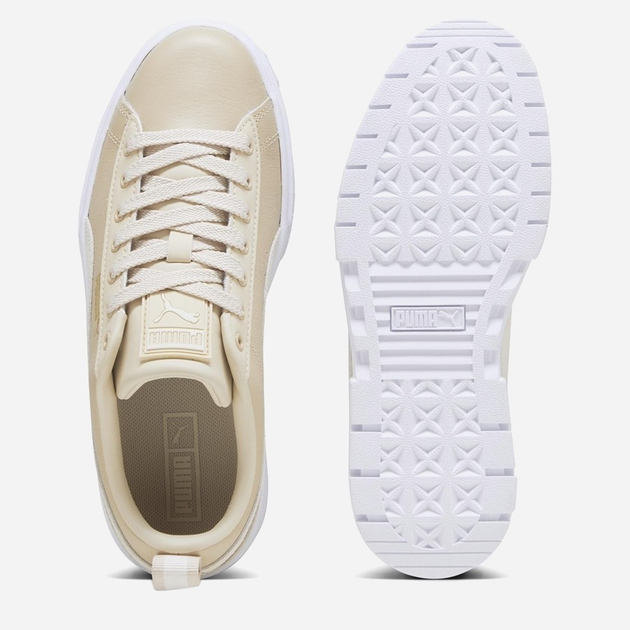 Жіночі кеди низькі Puma Mayze Lth Wn 38198336 37.5 (4.5UK) 24.5 см Бежеві (4065454853387) - зображення 4