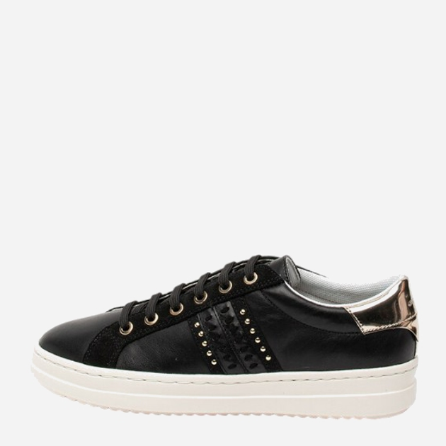 Sneakersy damskie Geox D02FED085BN 38 (5UK) 24.7 cm Czarne (8054730387469) - obraz 4