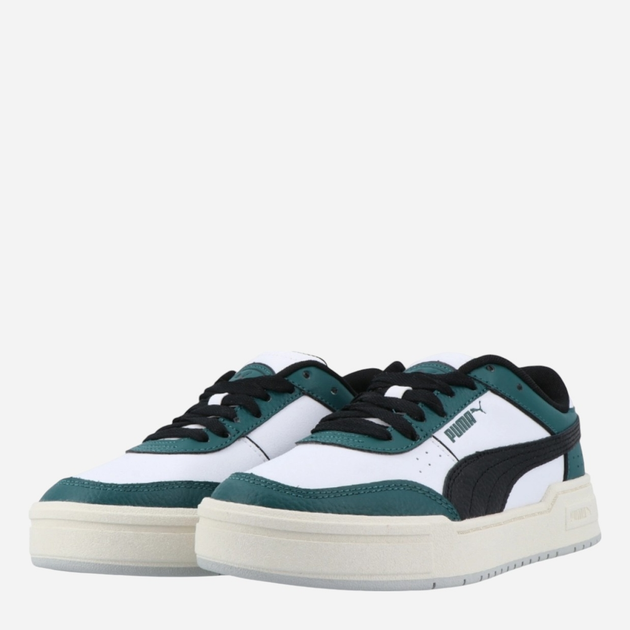 Sneakersy damskie do kostki Puma Ca Pro Sport Junior 394391-01 38.5 (5.5UK) 24.5 cm Biały/Zielony (4099683133606) - obraz 2