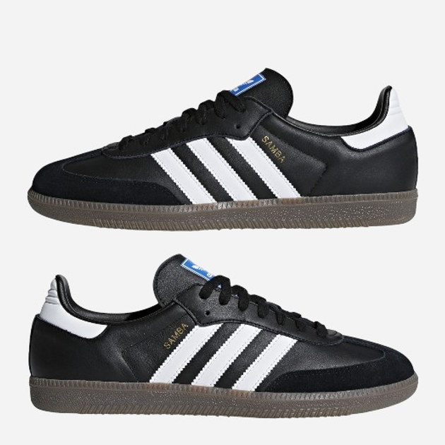 Жіночі кеди низькі Adidas Originals Samba OG B75807 36 (3.5UK) 22 см Чорні (4059811988508) - зображення 5