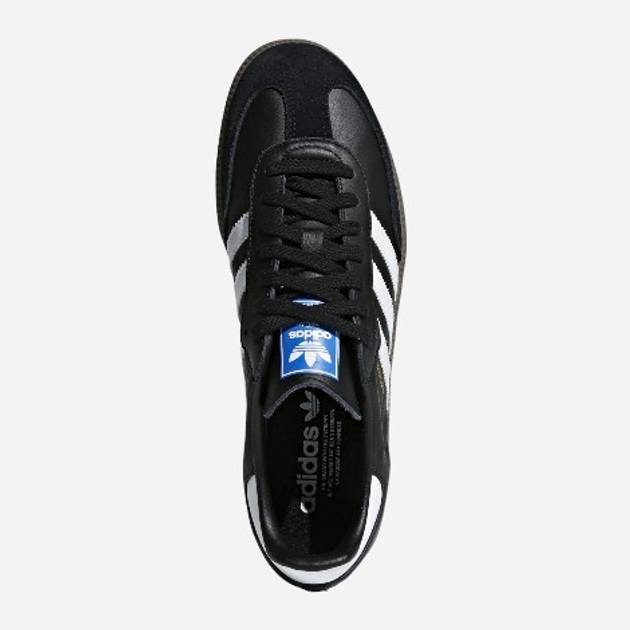 Sneakersy damskie ze skóry naturalnej adidas Originals Samba OG B75807 39.5 (6UK) 24.5 cm Czarne (4059811988546) - obraz 6