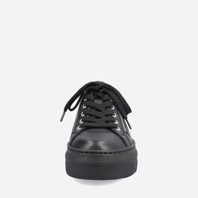 Sneakersy damskie skórzane Rieker RIEM1921-00 39 Czarne (4061811117253) - obraz 6
