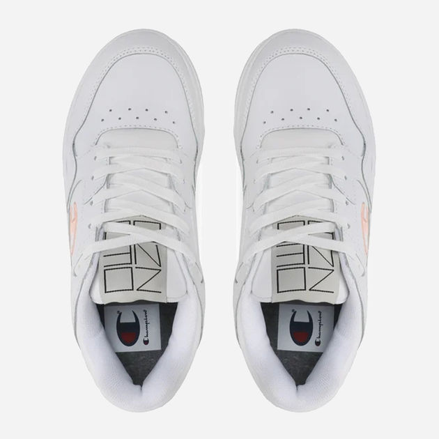 Жіночі кеди на платформі низькі Champion Z80 Platform S11577-WW001 39 (8US) 25 см Білі (8058132113091) - зображення 4