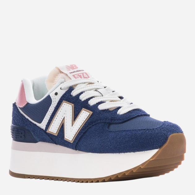 Buty sportowe damskie do kostki New Balance 574 WL574ZCB 37 (6.5US) Granatowe (196941300597) - obraz 2