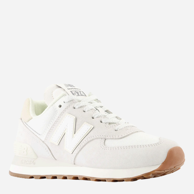 Buty sportowe damskie do kostki New Balance 574 WL574NO2 40.5 (9US) Jasnoszare (196941301891) - obraz 2