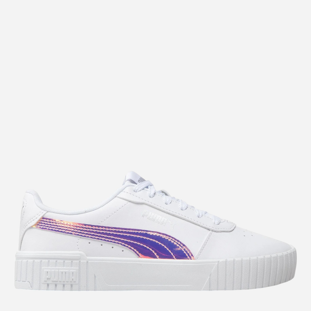 Sneakersy damskie z eko skóry Puma Carina 2.0 Holo Jr 387985-01 39 (6UK) Białe (4065449615242) - obraz 1