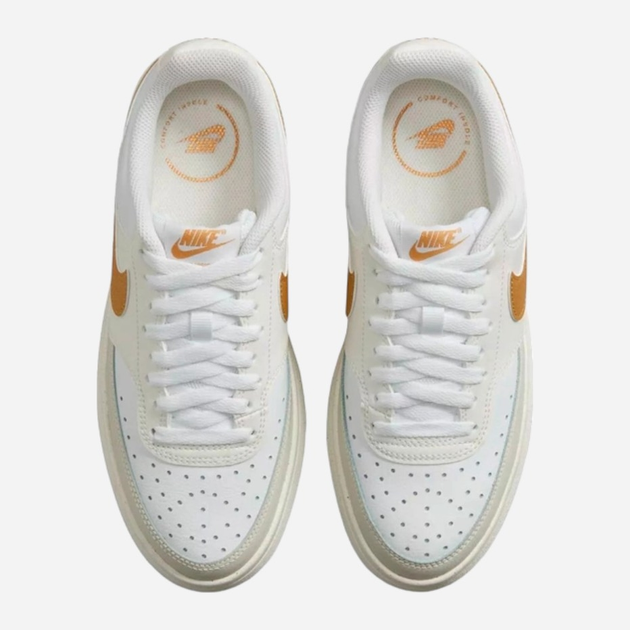 Жіночі кеди низькі Nike NIKEDZ5394-100 37.5 Бежеві (196152287434) - зображення 5