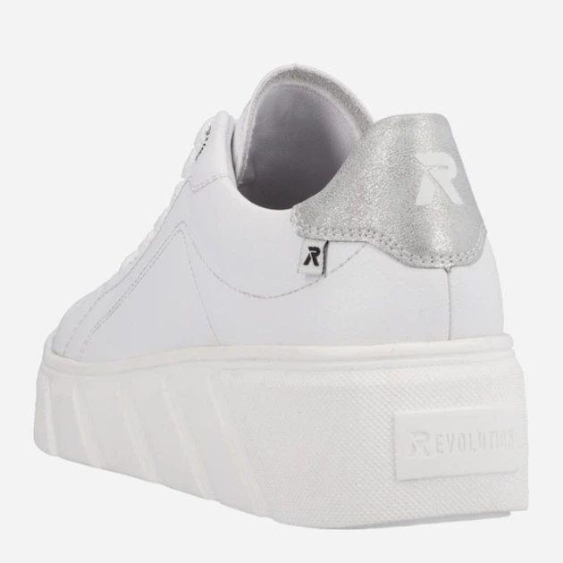 Жіночі кеди низькі RIEKER REVW0501-80_CO 39 Білі (4060596715425) - зображення 7