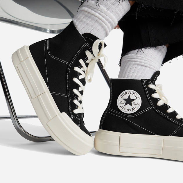 Жіночі кеди високі Converse Chuck Taylor Cruise W A04689C 37 Чорні (194434387391) - зображення 2