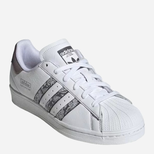 Жіночі кеди низькі adidas Originals Superstar W IE3008 36.5 (4UK) Білий/Темно-сірий (4066765890139) - зображення 2