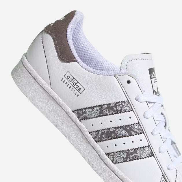 Жіночі кеди низькі adidas Originals Superstar W IE3008 36.5 (4UK) Білий/Темно-сірий (4066765890139) - зображення 8