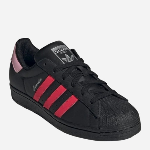 Жіночі кеди низькі adidas Originals Superstar W IE2999 40 (6.5UK) Чорний/Червоний (4066765901682) - зображення 2