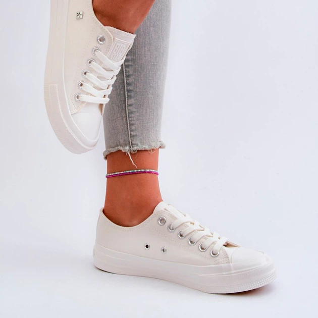 Trampki damskie materiałowe Big Star NN274285 36 Białe (5900714736163) - obraz 5