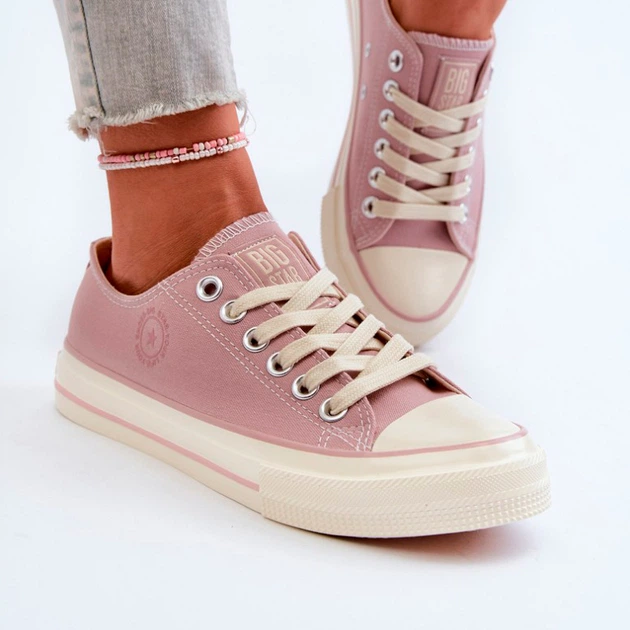 Trampki damskie materiałowe Big Star NN274271 37 Różowe (5900714738983/5900714739041) - obraz 5