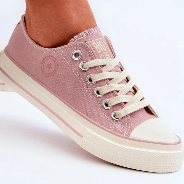 Trampki damskie materiałowe Big Star NN274271 40 Różowe (5900714739010/5900714739072) - obraz 6