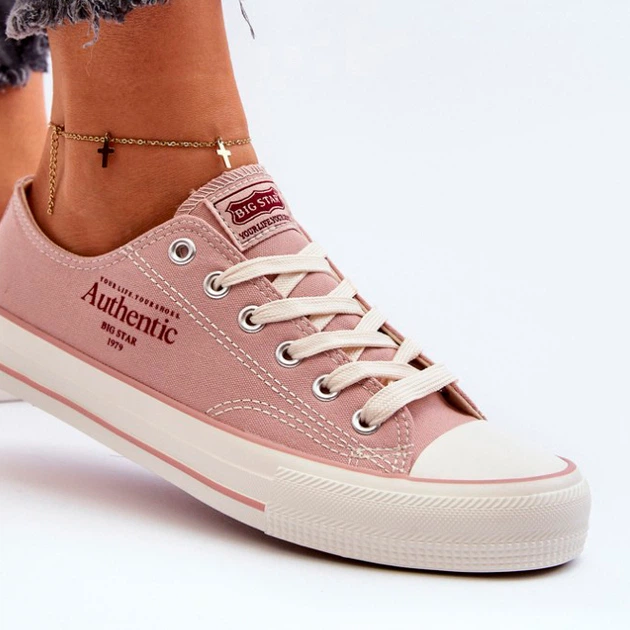 Trampki damskie materiałowe Big Star NN274239 41 Różowe (5900714753276) - obraz 4