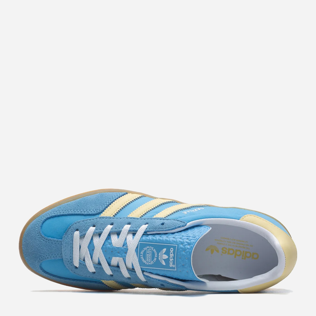 Sneakersy damskie do kostki adidas Gazelle Indoor IE2960 37.5 (4.5UK) 23 cm Niebieskie (4066765070098) - obraz 5
