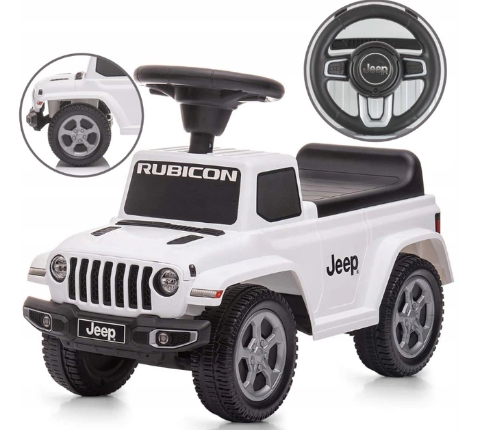 Толокар Milly Mally Jeep Rubicon Gladiator Білий (5901761128482) - зображення 6