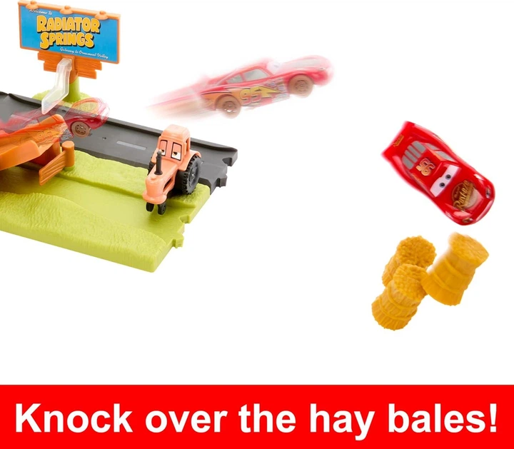 Игровой набор Mattel Disney Pixar Cars Frank Escape & Stunt Race