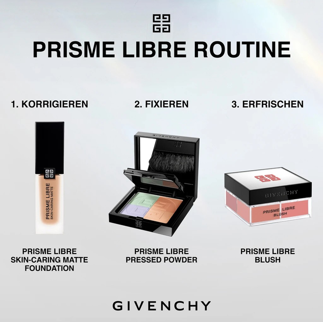 Тональна основа для обличчя Givenchy Prisme Libre Matte 2-W110 30 мл (3274872430976) - зображення 3