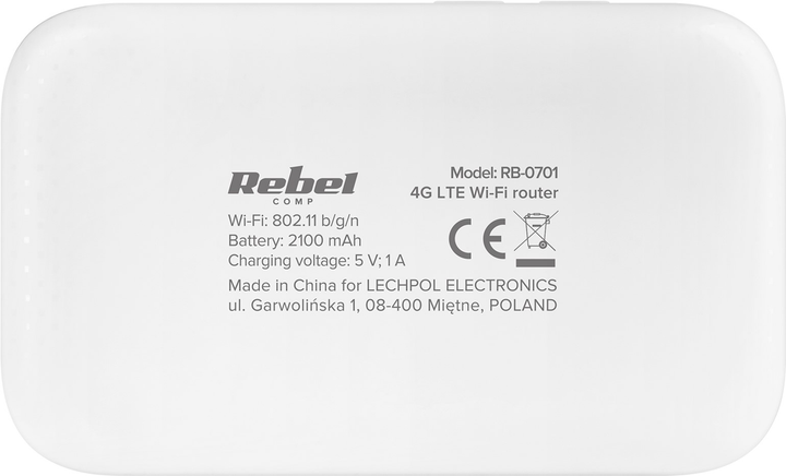 Router Rebel RB-0701 White (5901890077606) - obraz 4
