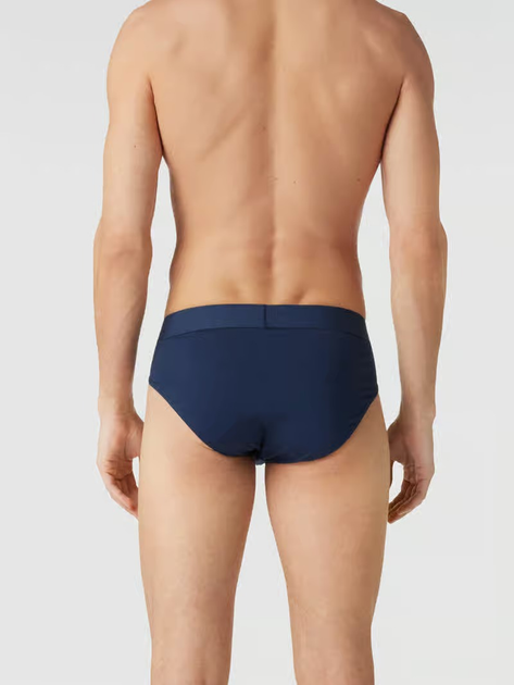 Zestaw majtek męskich typu slipy bawełnianych 2 szt Levi's Solid Basic Brief Org Co 2P 701223909-002 XL Granatowy (8720245438537) - obraz 3