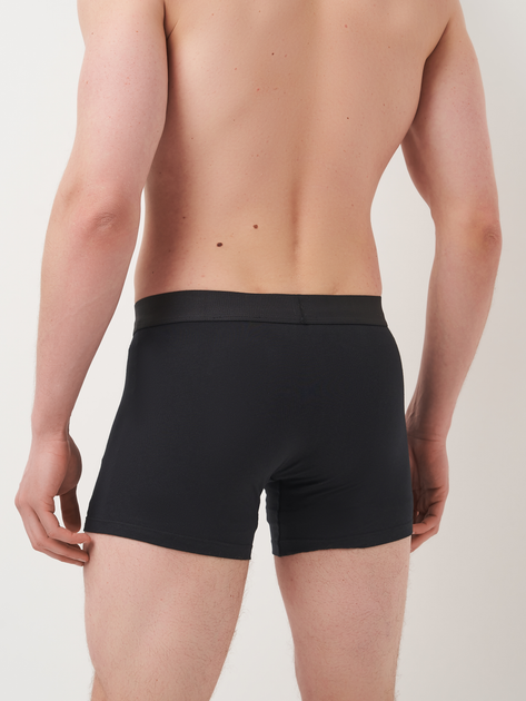 Zestaw majtek męskich typu bokserki bawełnianych 2 szt Levi's Logo Aop Boxer Brief Org Co 701227428-003 2XL Czarny (8720245581660) - obraz 5