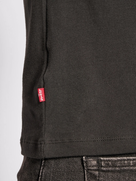 Zestaw koszulek męskich 2 szt Levi's Solid Crew 2P 905055001-884 XL Czarny (8718824824109) - obraz 5